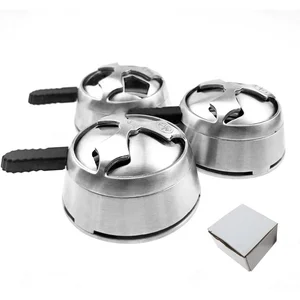 white box hookah shisha charcoal bowl head holder metal charcoal heat keeper