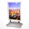 poster stand water filled durable base pavement sign board