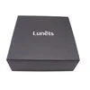 Free sample high quality luxury elegant simpleness black rigid cardboard clothes case packing for tshirt sweater paper gift box