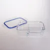 Divider glass food storage container/glass bento box