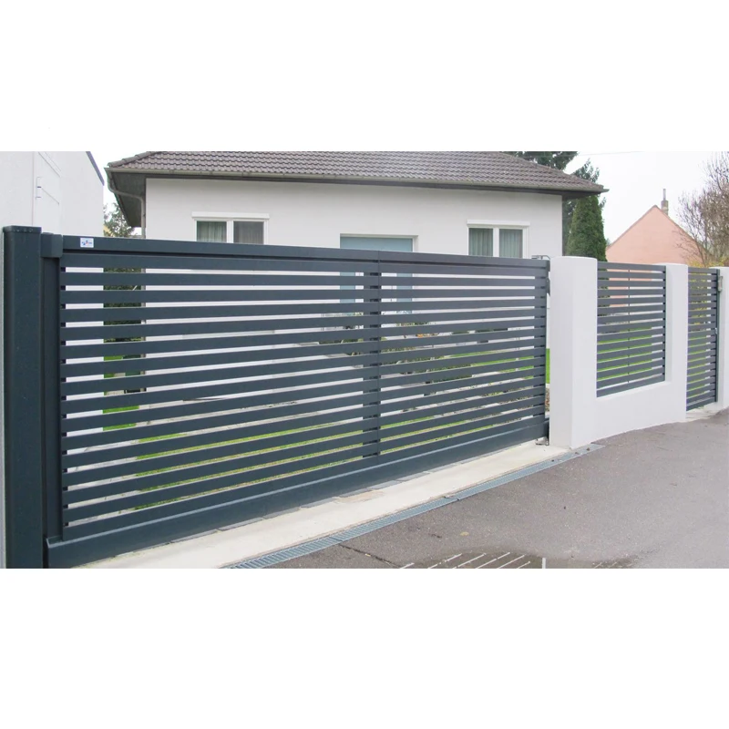 

Customized aluminum fence black no dig aluminum fence
