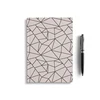 High Quality Wholesale Promotional Printed Hardcover Notebook with Geometric Design