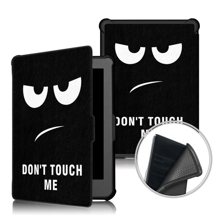 
Auto wake up pattern pu leather protect cover with shockproof tpu for Kobo Clara 