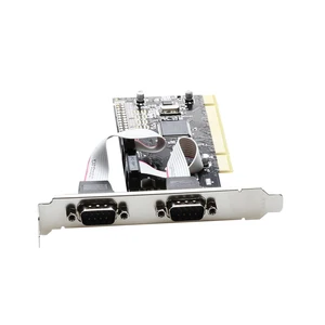 PCI Riser Card Dual RS232 DB9 Serial Ports