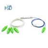 FTTH High Quality SC APC UPC 1x4 Fiber Network Equipment Optical PLC Splitter Or Without Connector Mini type 0.9mm