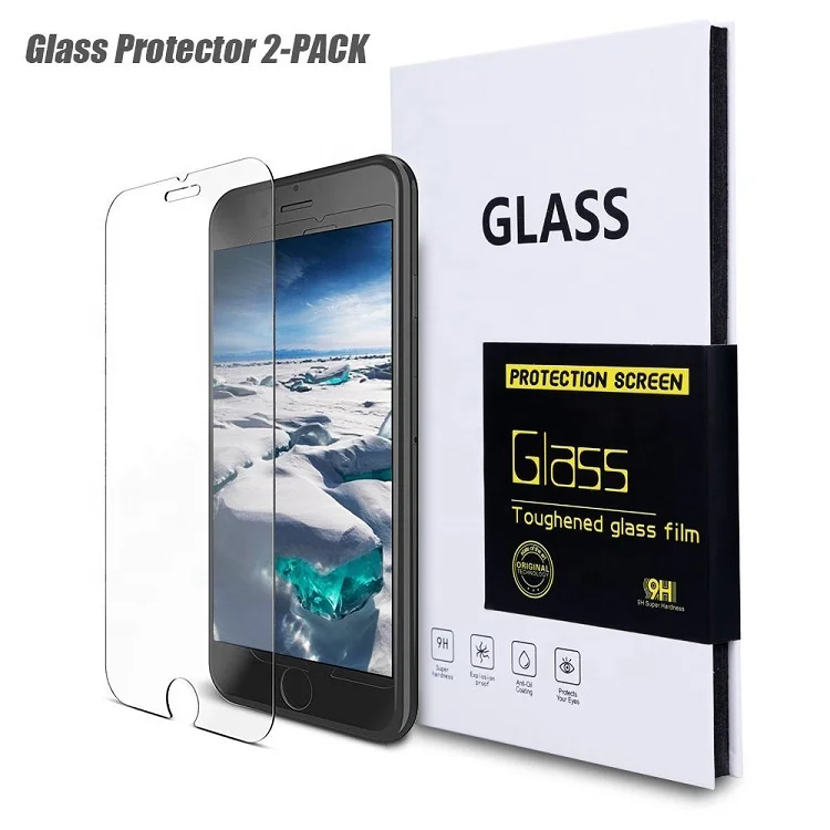 

Wholesale 9H Premium Mobile Tempered Glass For Iphone 7 8 6 Screen Protector,Screen Protector Tempered Glass, Transparent