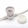 China superior wholesale 100m IP65 Xmas Party Wedding Garden lighting Rubber wire string e27 socket belt light