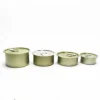 Empty small metal box food safe tin cans with metal aluminum cap and plastic lid for canning TJ-16T