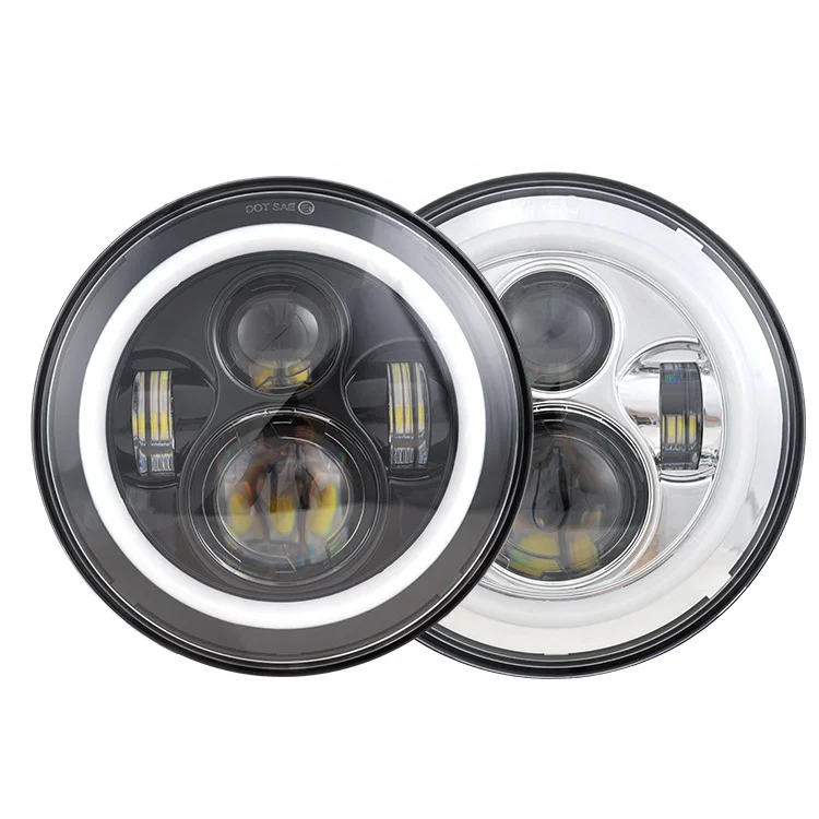 Fashioned 7inch Strong power cheap 45w H4/h13 Hi-Lo beam led lights for jeep wrangler