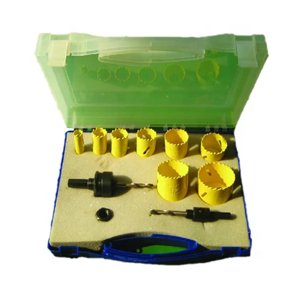 
Aluminum Cast Iron Brass Cutting 17pcs Bimetal hole saw blades set 
