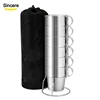 10 oz Stainless Steel Coffee Mug Tumbler Cup Stackable Set of 6