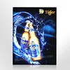 Whole aluminum frame indoor outdoor advertising programmable display led fabric animated light box