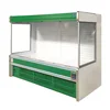 Huaer refrigerator milk retail open display freezer commercial