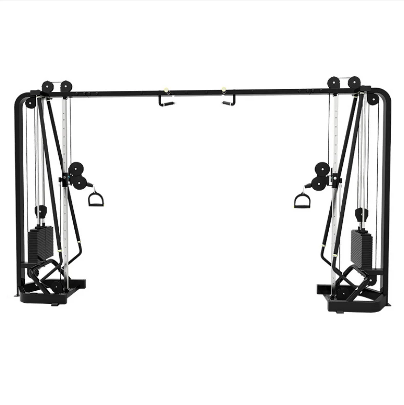 

multi-function commercial gym equipment adjustable crossover cable studio gantry frame, Optional