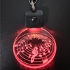 Music mark tempo shape 3D Led Night lamp keychain keyring creative birthday gift promotion gift