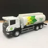 Make Custom Die Cast Scale Truck Model 14.5cm Length Oil Tank Truck Model for Gift
