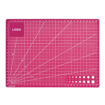 SEMPLIX Self-healing Cutting Mat A0 In Green, Pink, Grey, Turquoise, Purple. Ideal For Crafts, Sewing And Patchwork. 120 X 80 Double-sided Printed. Front Cm, Rear Inch Dimensions - View #6