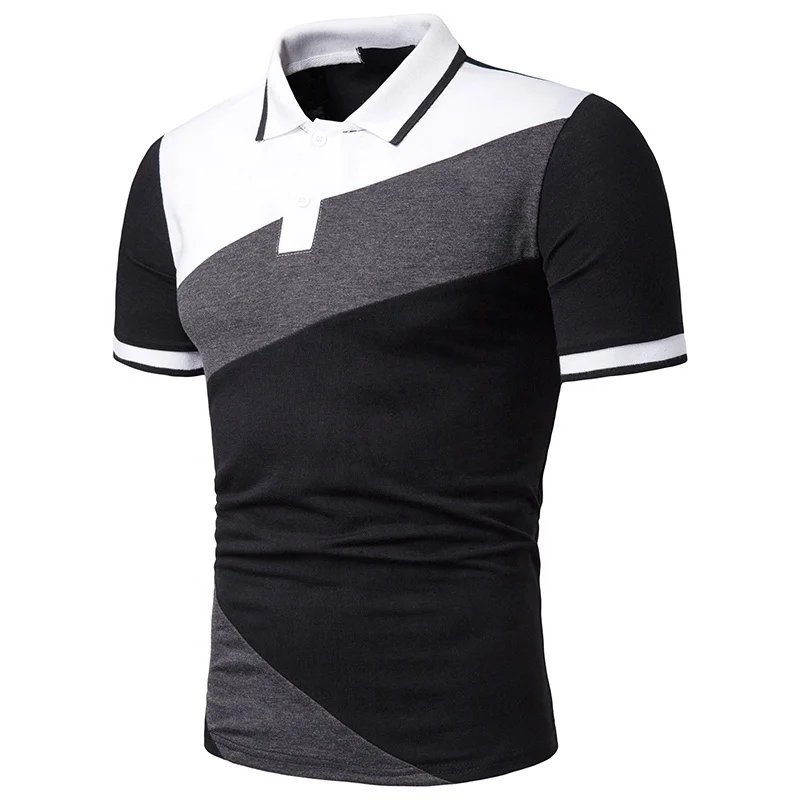 

Comfortable Sportswear Quick Dry 3 Colors Polo T-Shirt For Men, As picture