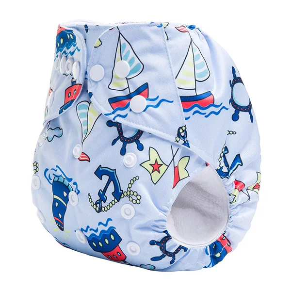 

wholesale washable reusable cloth nappy newborn baby diaper, Pure color or printed or customed