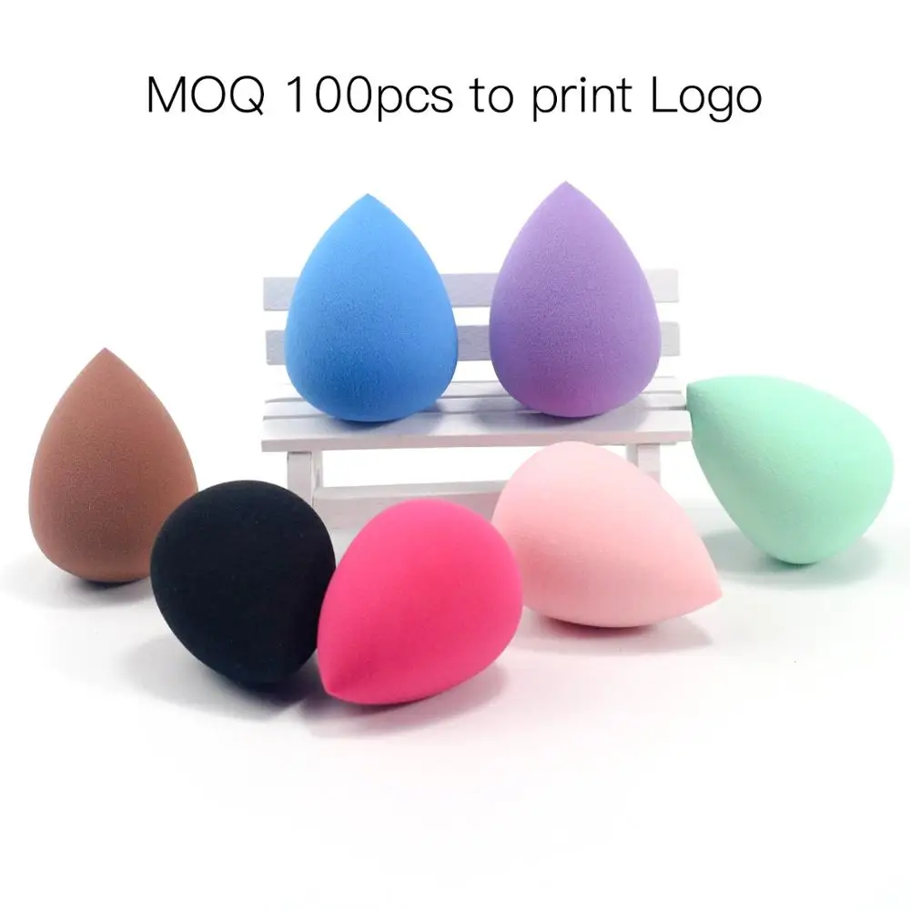
Wholesale Amazon Promotional Custom Logo Latex Free Material Make Up Sponges Soft Private Label Beauty Makeup Sponge Blender 