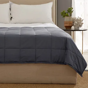 48*72 Inches 15 Lbs Customized Color Size Weight Gravity Sensory Weighted Blanket For Sleep and Stress