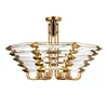 Luxury Modern Living Room Light Round Hotel Villa Crystal Chandeliers