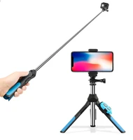 

2019 new Foldable Tripod Monopod Selfie Stick Bluetooth With Wireless Button Shutter Selfie Stick For iOS/Android/Xiaomi/huawei