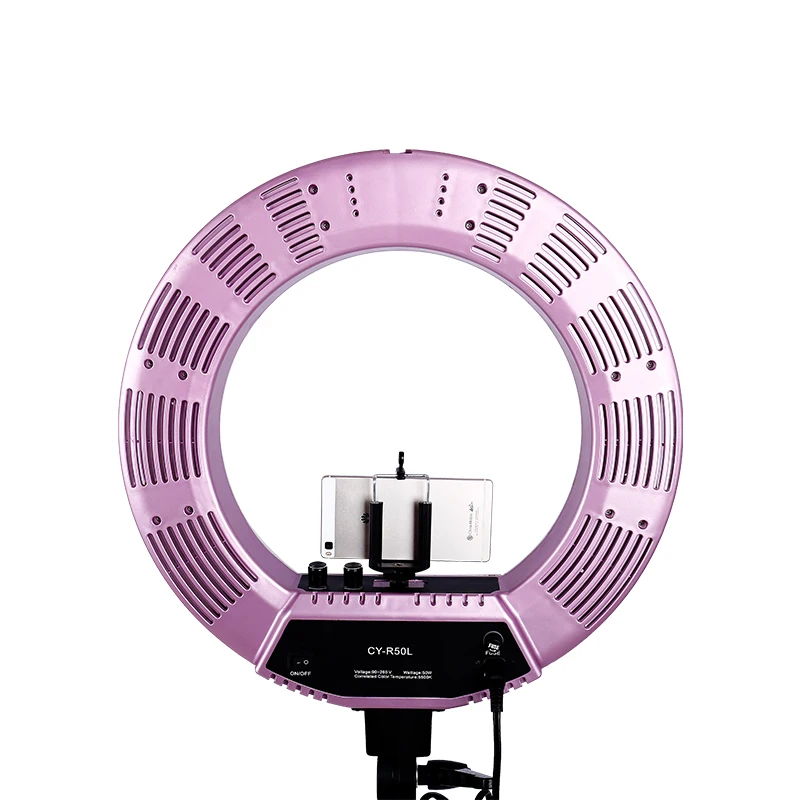 

18 inch diva ring light super nova 18 dimmable ring light, Pink;black;gold