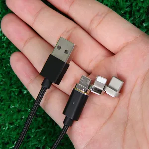 Nylon Braided 3 1 Magnetic Fast Charging Cable