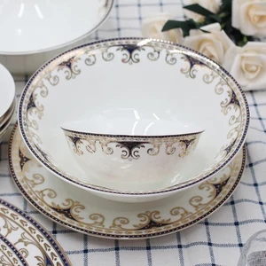Image of china luxury ceramic tableware price cheap bone china dinner set dinnerware set