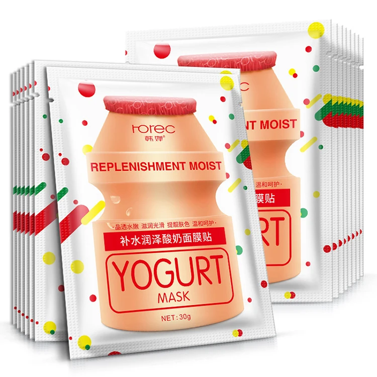 

30g Wholesale rorec Yogurt Moisturizing Hydration Nourishes Brightening Skin Face Mask for female
