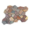 Hot Sale Natural Flagstone Mat Mesh Stone Tile, China Supplier Meshed Flagstone/