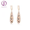 Thin Oval Hoop shaped Earrings 925 sterling silver jewelry with colorful cz stones