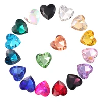 

High Quality Heart shape Nail art Crystal Fancy Glass Stone for Jewelry decoration