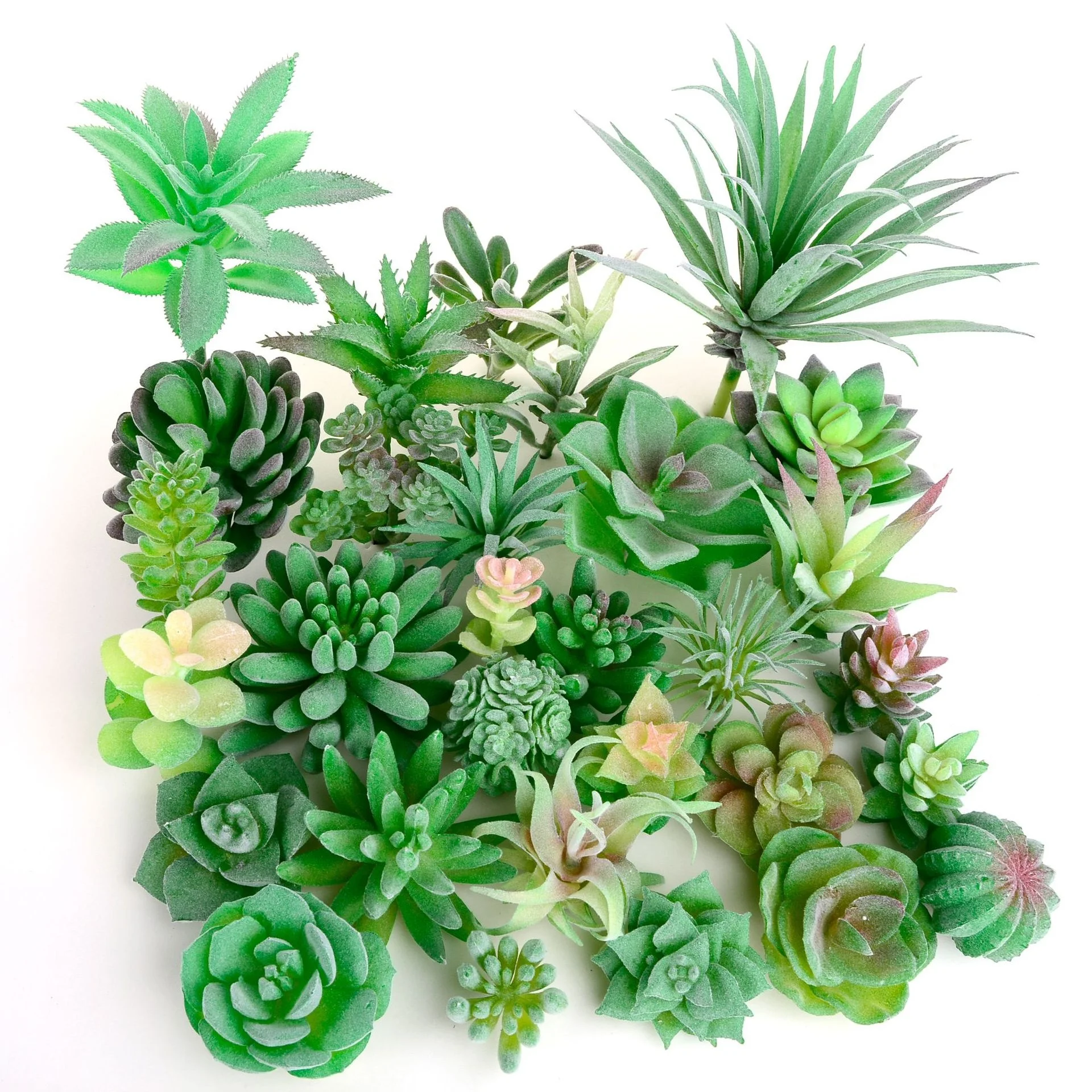 

Factory 4-9 cm mini decorated plastic flowers Flower arrangement accessories artificial succulent plants, Picture