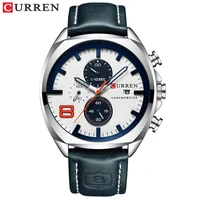 

CURREN 8324 Men Quartz Watches Top Brand Luxury Military Analog Sport 30M Waterproof Wristwatch Relogio Masculino