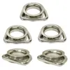 Stainless steel 316 Welded D RING LINK with round thimble RIGGING high quality