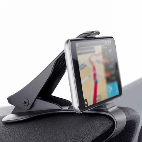 

hot selling universal HUD design dashboard car phone holder, Black