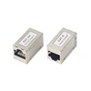 FTP rj45 white plastic cover cat6/cat6a/cat5e inline coupler