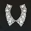 White Embroidered Lace Collar Neckline Applique Embroidery Sewing on Patches Sewing Fabric Accessories 1pcs sell free sample