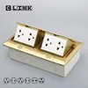 Ground Double receptacles stainless steel plug floor sockets