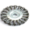Purchased 5 inch Flat Twist Knot Stainless Steel Wire Wheel Brush