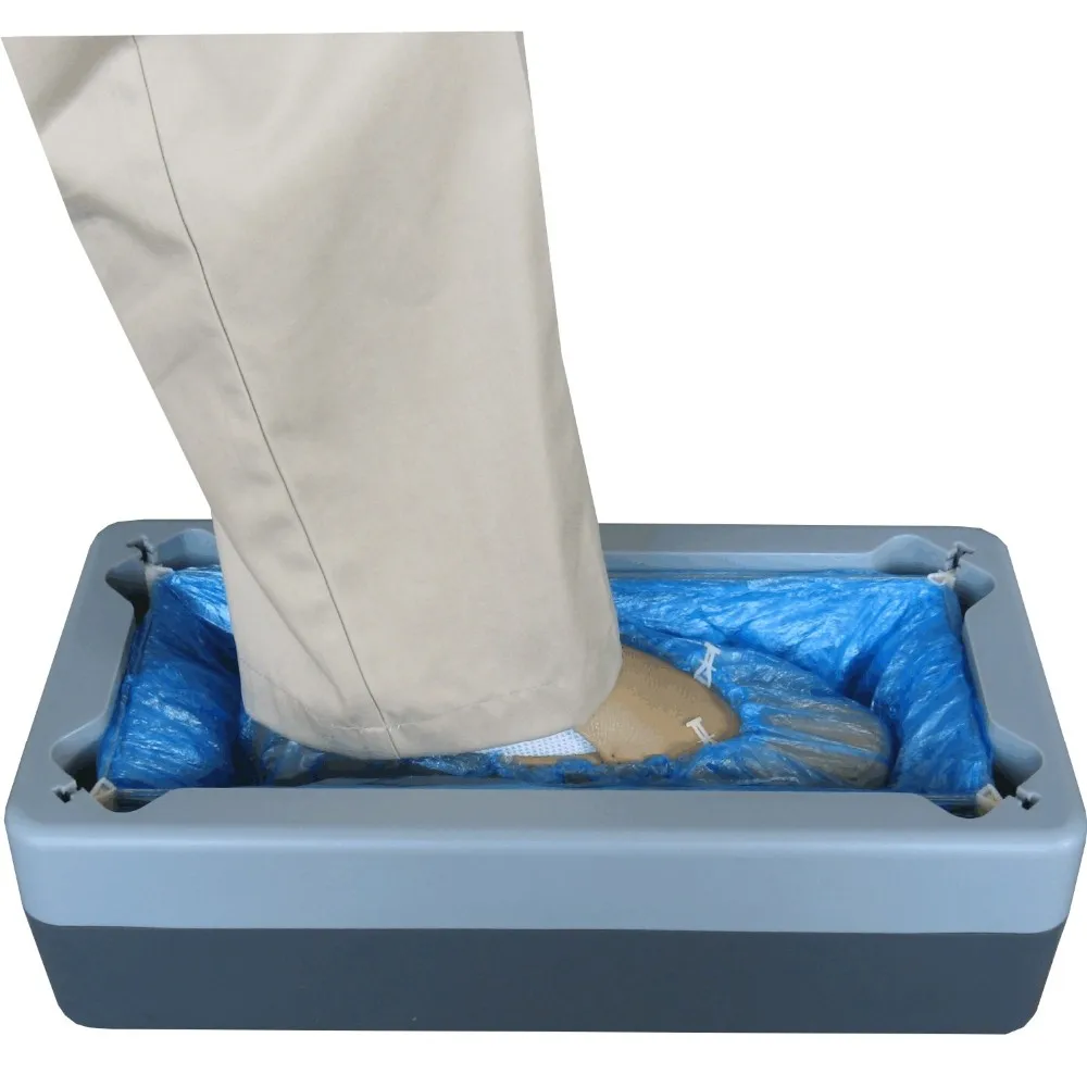

cleanroom workshop automatic shoe cover dispenser machine, Silver