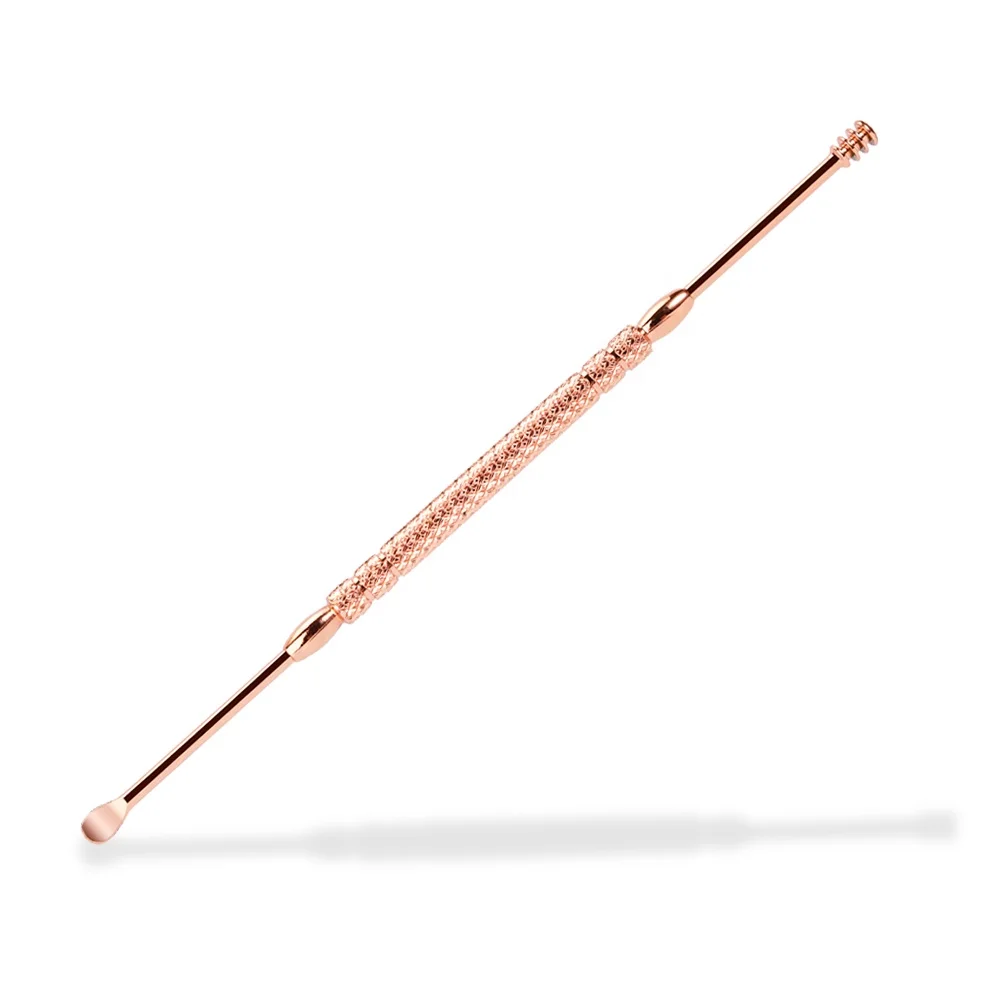 

Wholesale Stainless Steel Eco-friendly Safe Rose Gold Ear Cleaner Earpick
