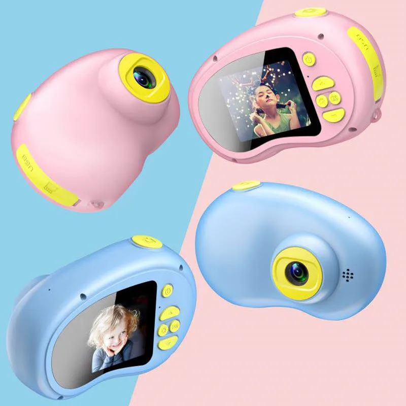 

Shenzhen Factory 2019 New Kids Mini Camera 720P 2 Inch IPS Display Children Digital Video Camera For Kids, Pink green blue