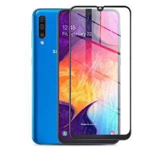 High quality Bubble-Free  9H 5D 9D 11D 15D  Tempered glass  FOR Samsung A50 screen protector Case-Friendly
