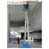 Aluminum Rising Dual Mast hydraulic work platform boom lift