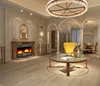 big house villa first floor lobby Interior Waterproof Fireproof Stone Plastic Vinyl Plank Floor Tile Unilin Click SPC Floor