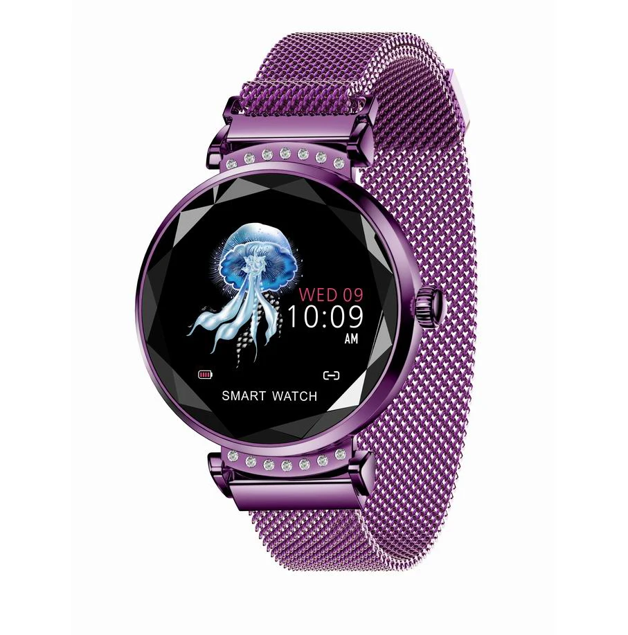 

Shifenmei H2 magnet stainless steel mesh belt Smart Watch For android Heart Rate Monitor GPS smart health watch smart, N/a