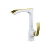 High quality modern single black painting taps single lever white painting mixer faucet kitchen sink faucet